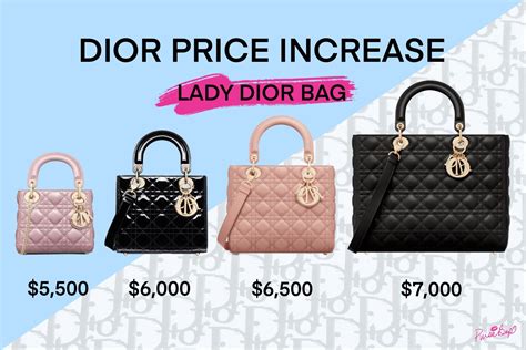 did dior have a price increase|Dior bag price increase.